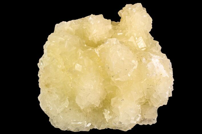 Fluorescent Calcite Crystal Cluster on Barite - Morocco #109237